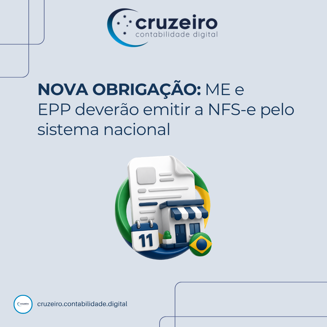 NFS-e Nacional será obrigatória para ME e EPP a partir de novembro de 2026
